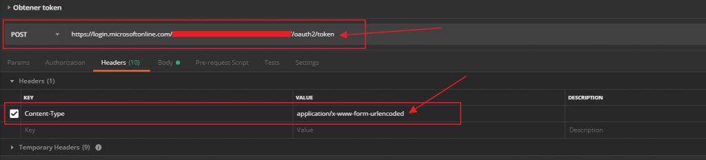 give token from postman